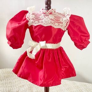 American Girl Cranberry Party Dress